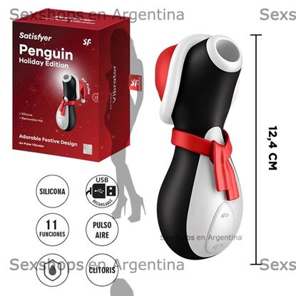 Satisfyer Pro penguin succionador clitorial edicion navideña